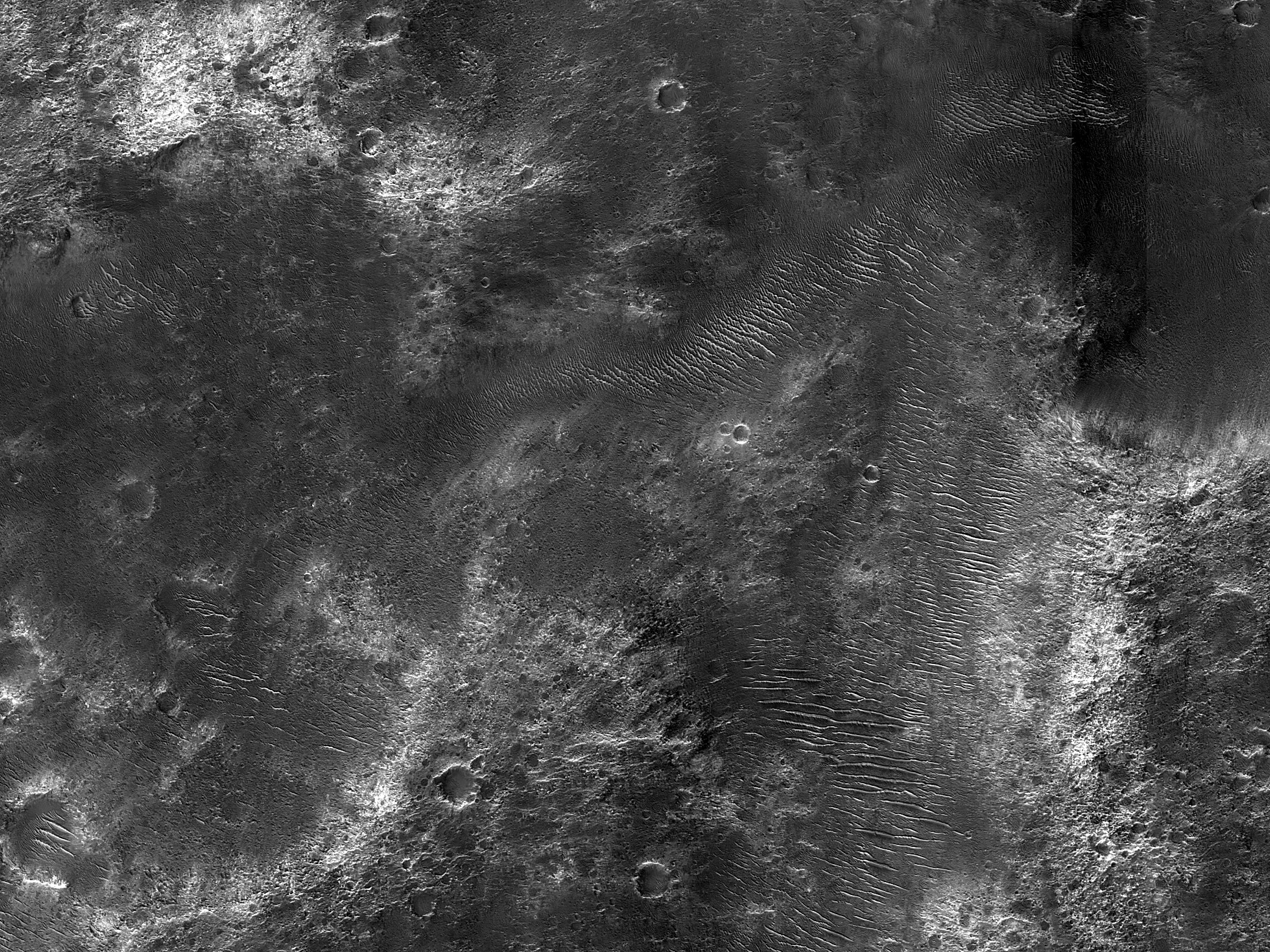 Channels in Hesperia Planum