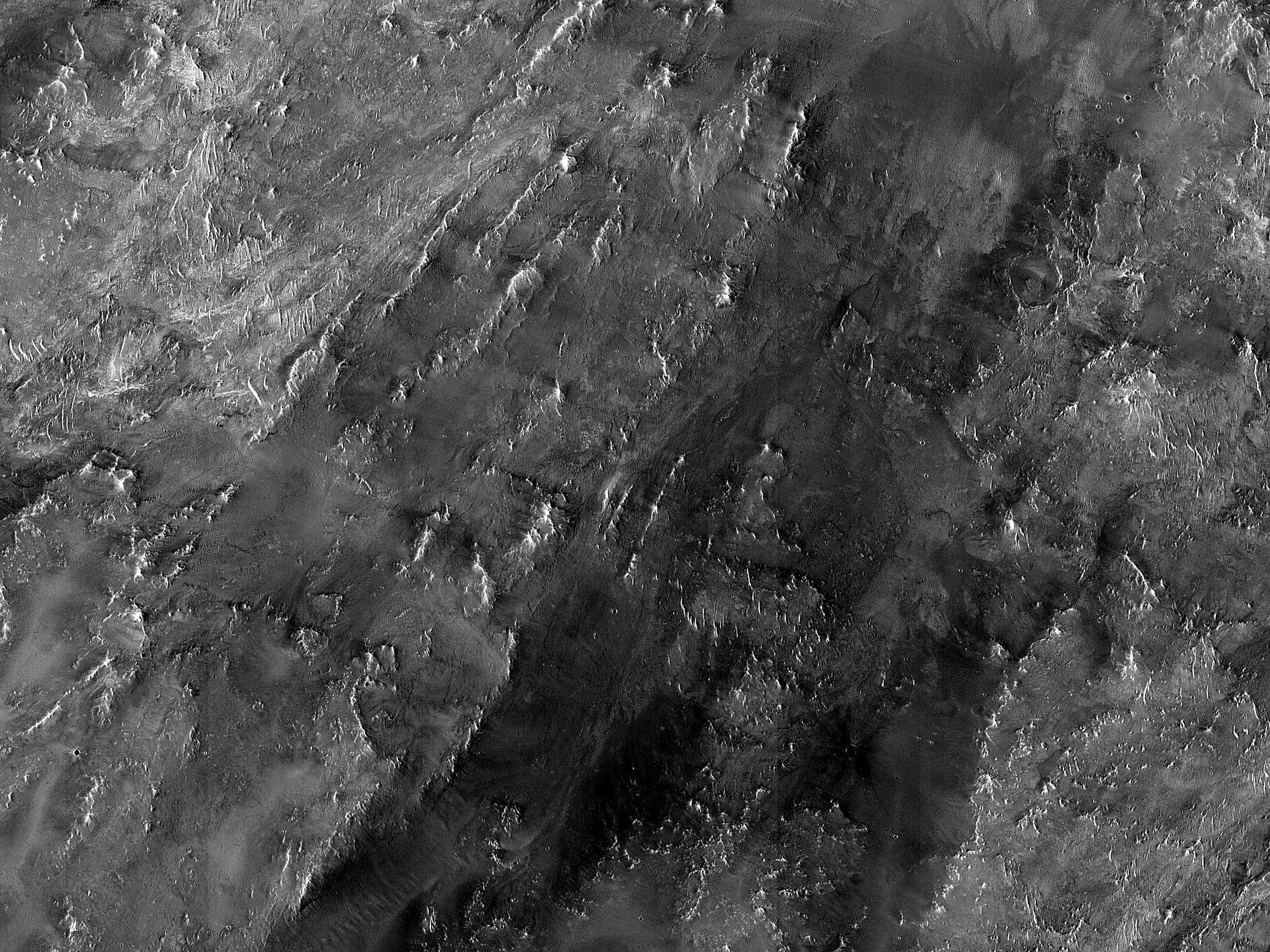 Clay-Rich Terrain adjacent to Toro Crater