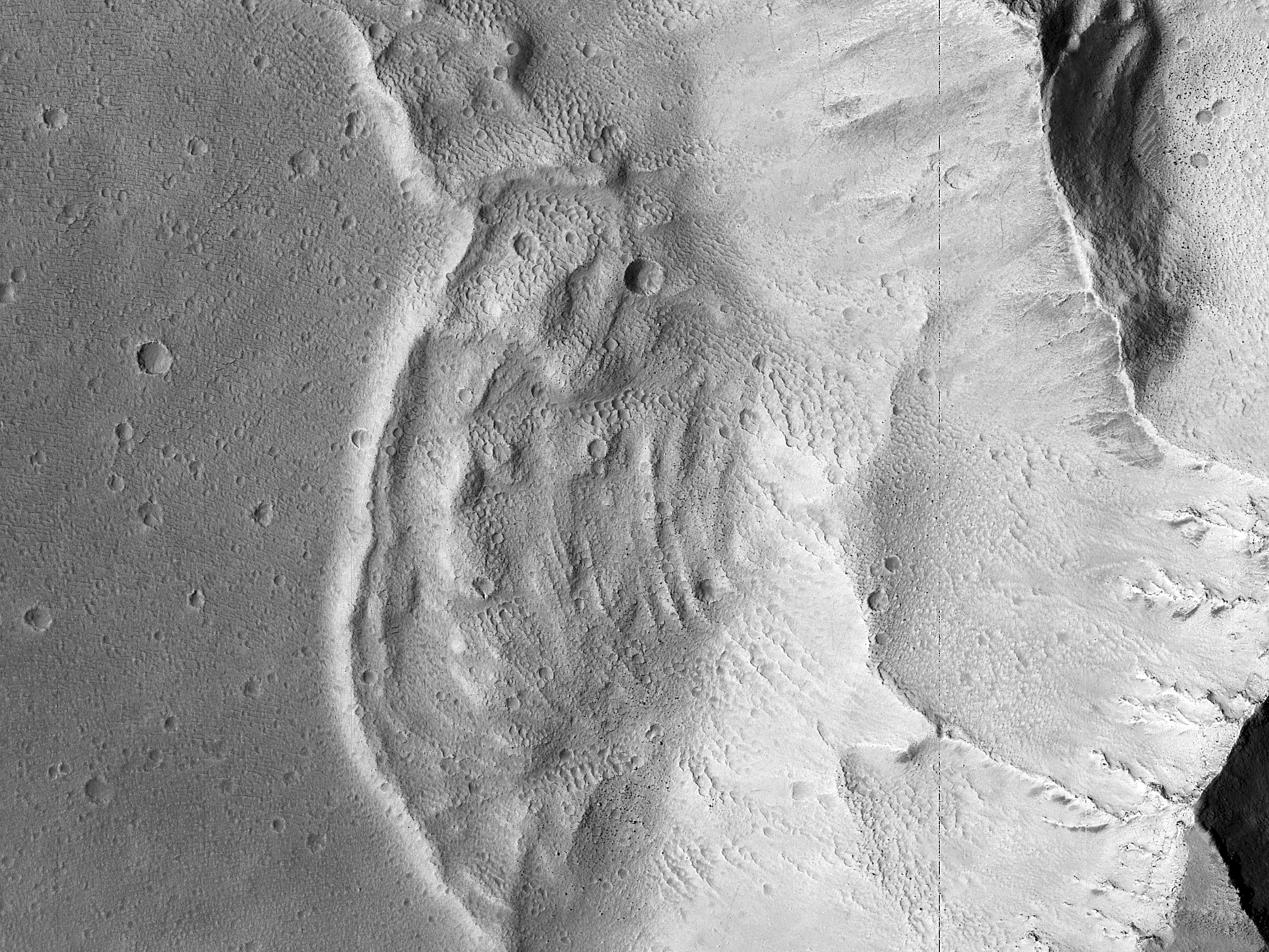 A Landslide on Arsia Mons