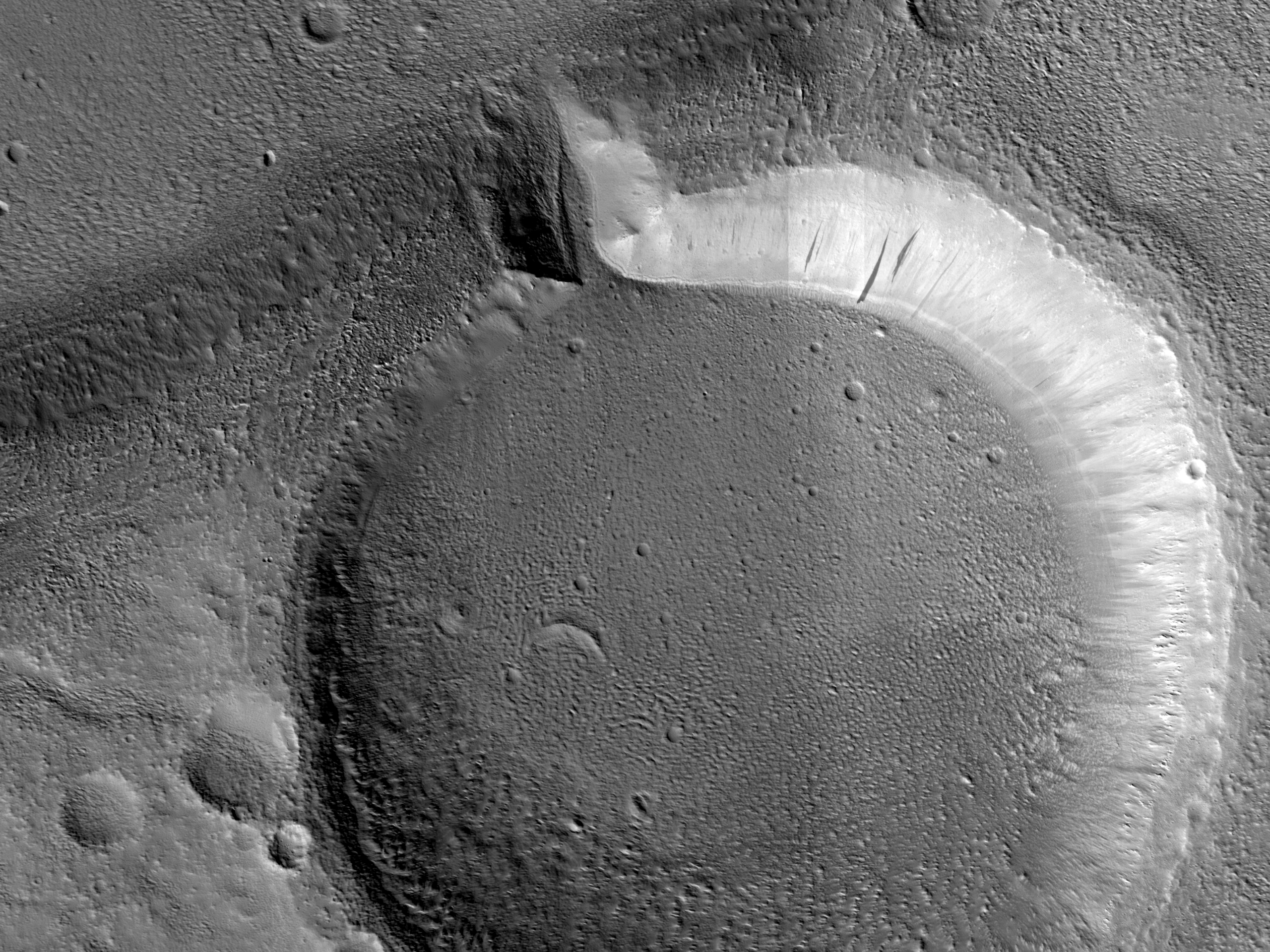 Every Crater Needs an Outlet