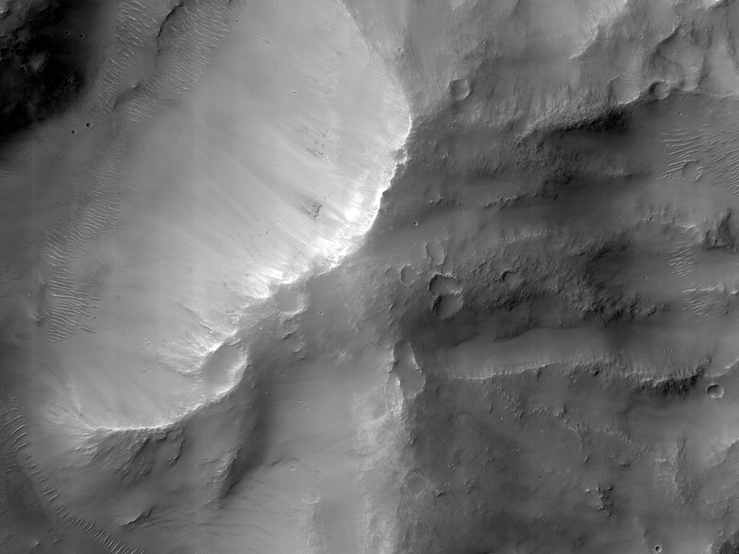 Landforms in Noachis Terra