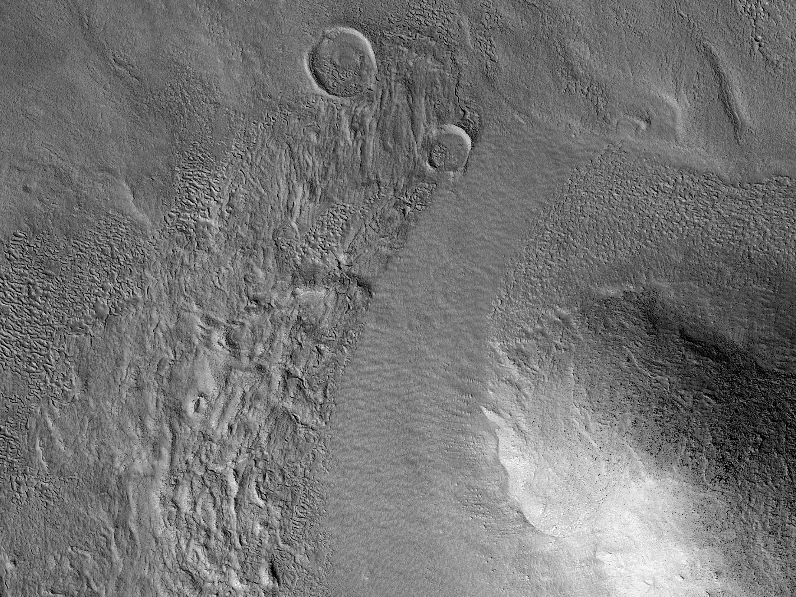 Fluvial Erosion in Phlegra Montes