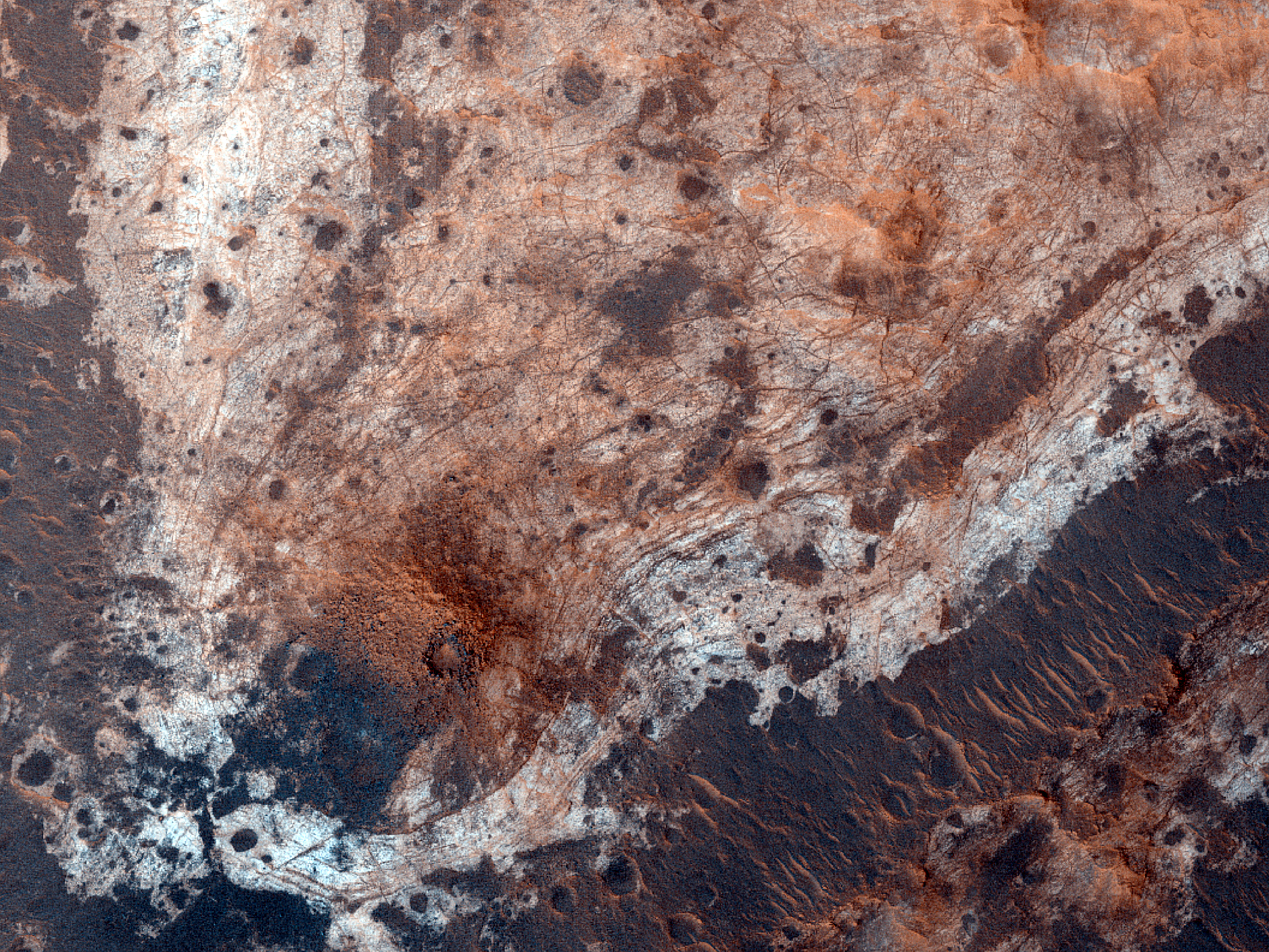 Layered Mesa near Mawrth Vallis