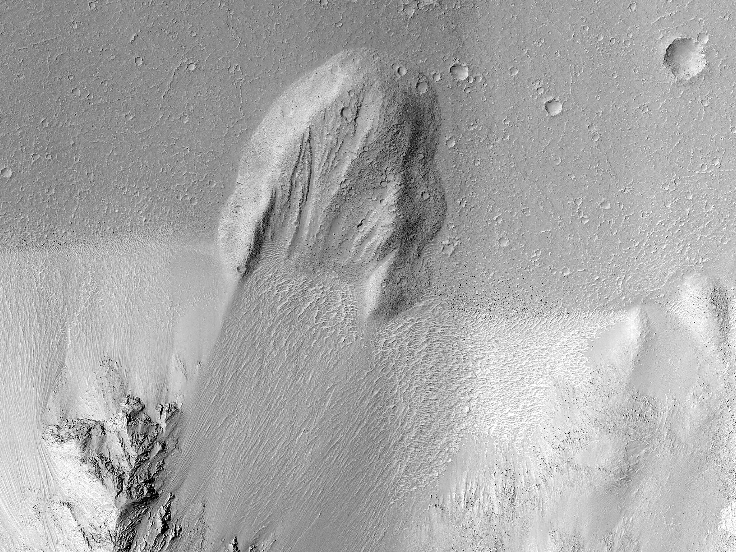 Landslide Scarp and Lobe