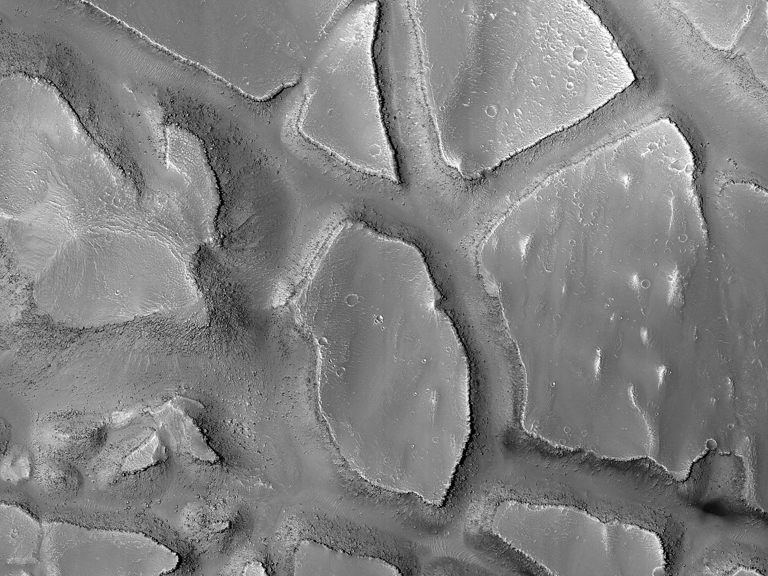 Knobs in East Candor Chasma