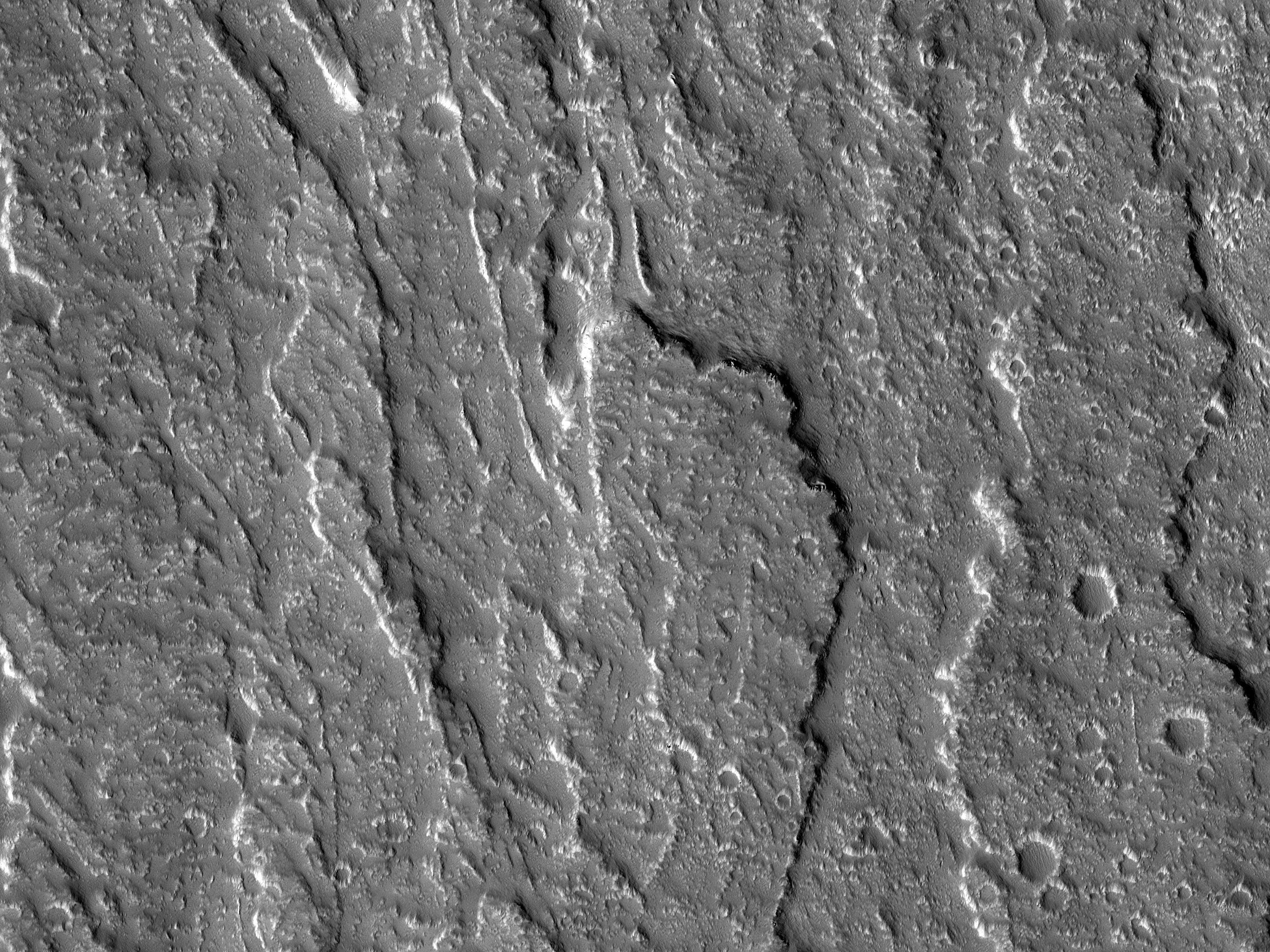 Olympus Mons Lava Flow