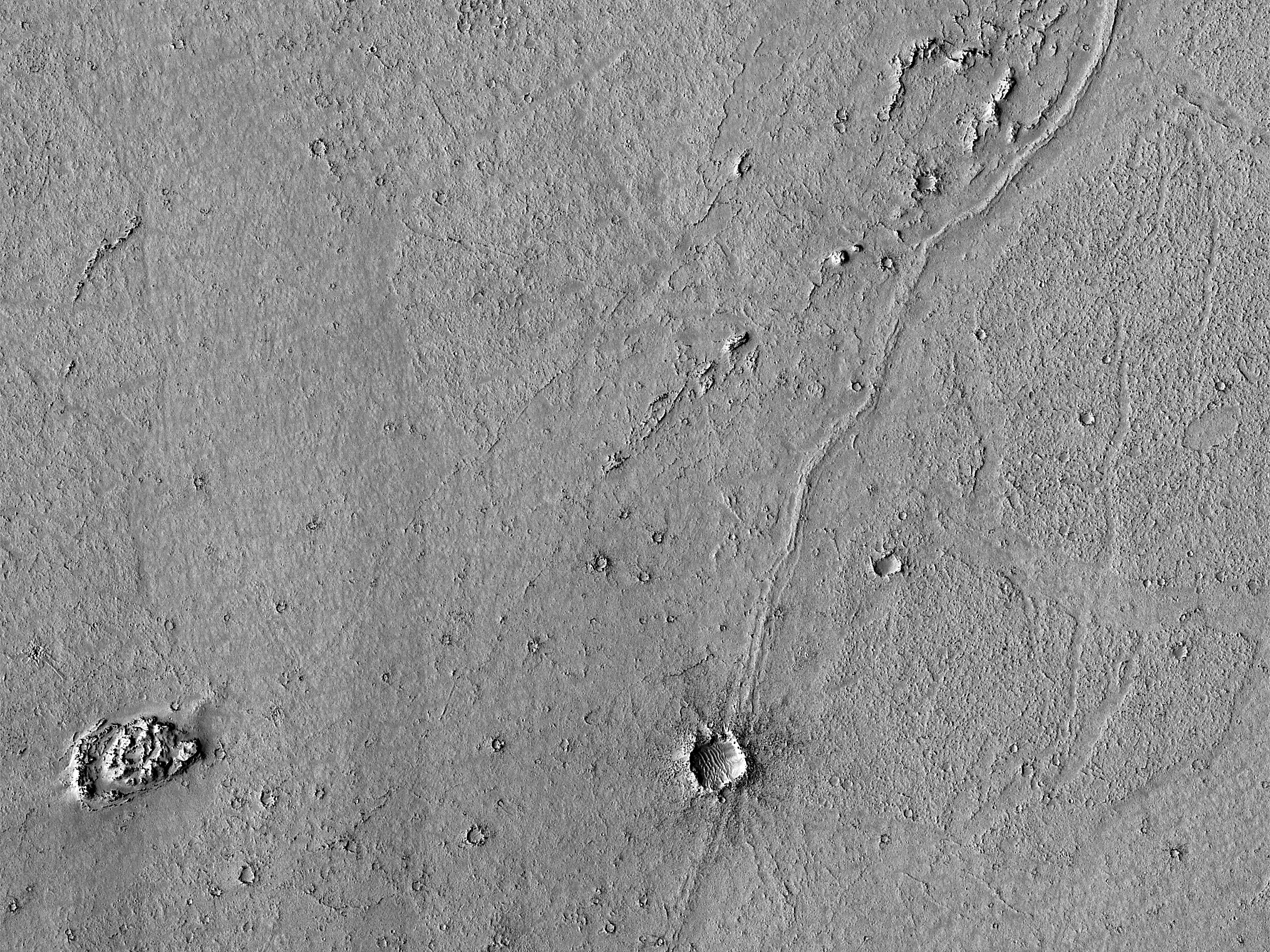 Channels in Rahway Valles