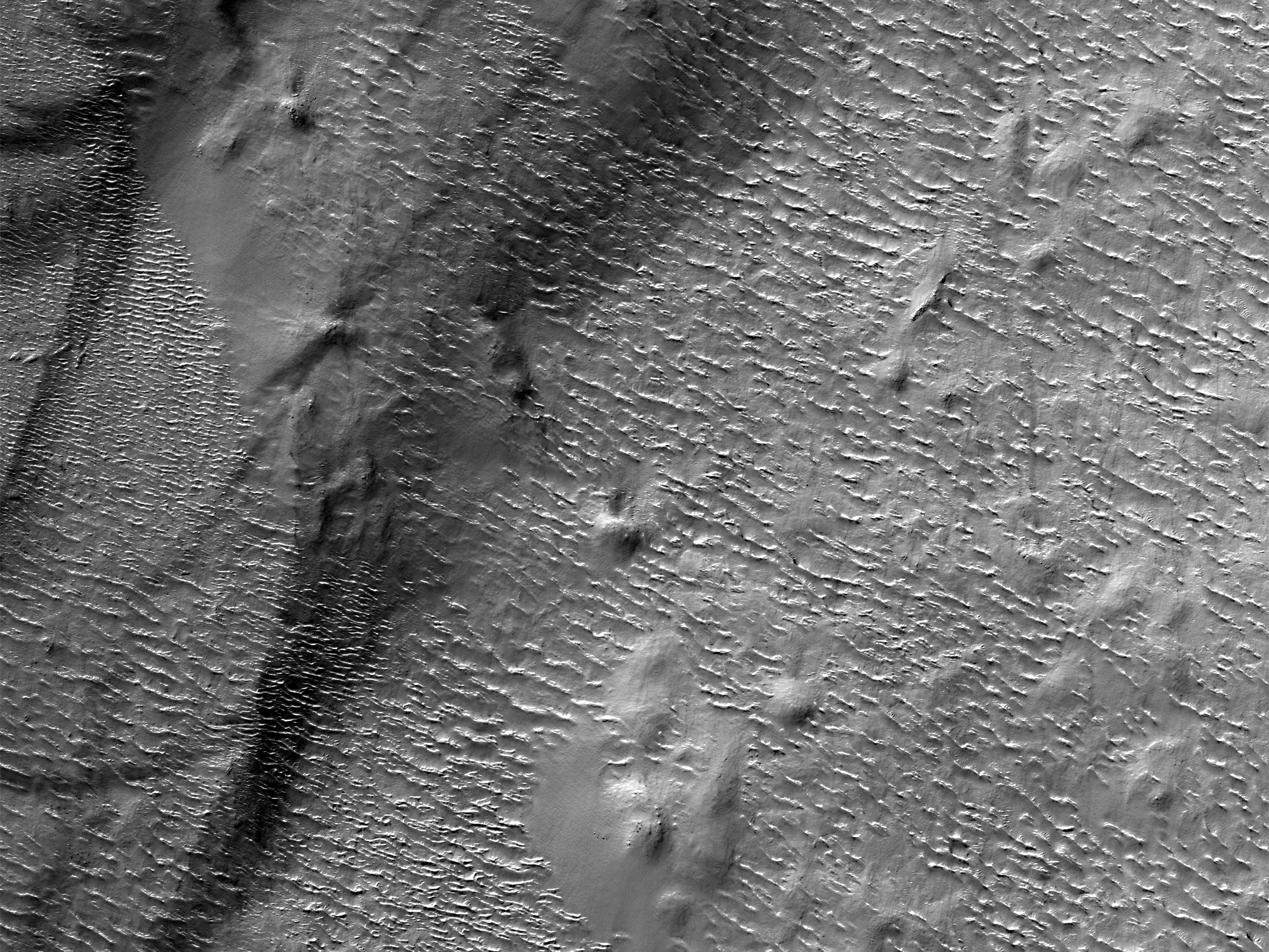 Mounds in Northwest Argyre Planitia