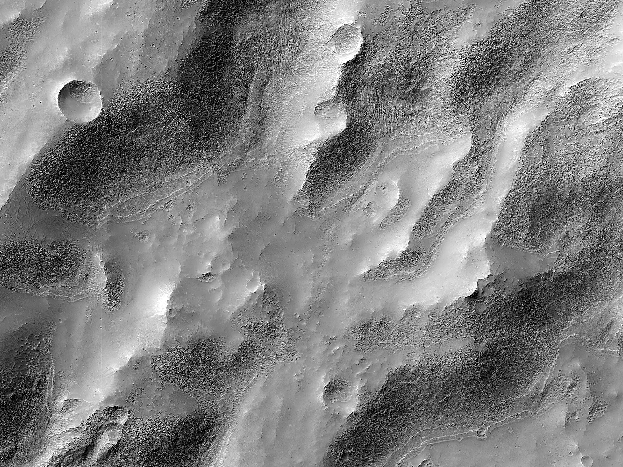 Impact Related Deposits and Flows in Terra Sirenum