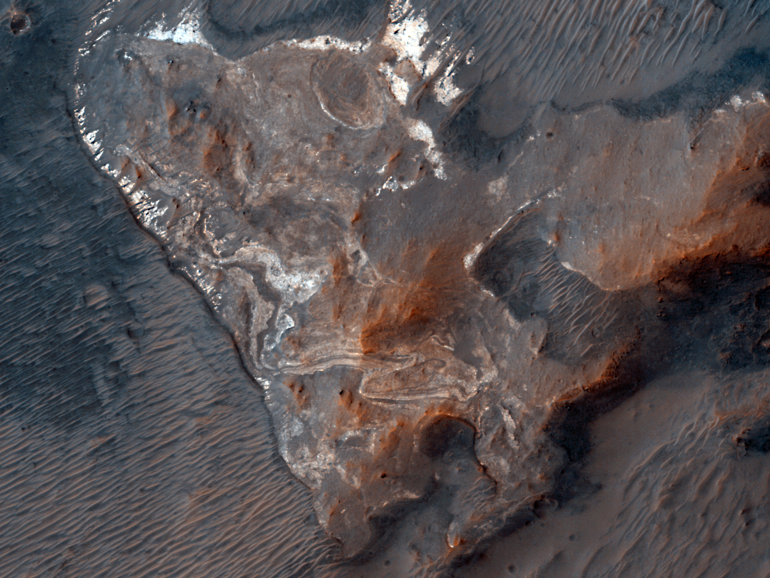 Knobs in East Candor Chasma