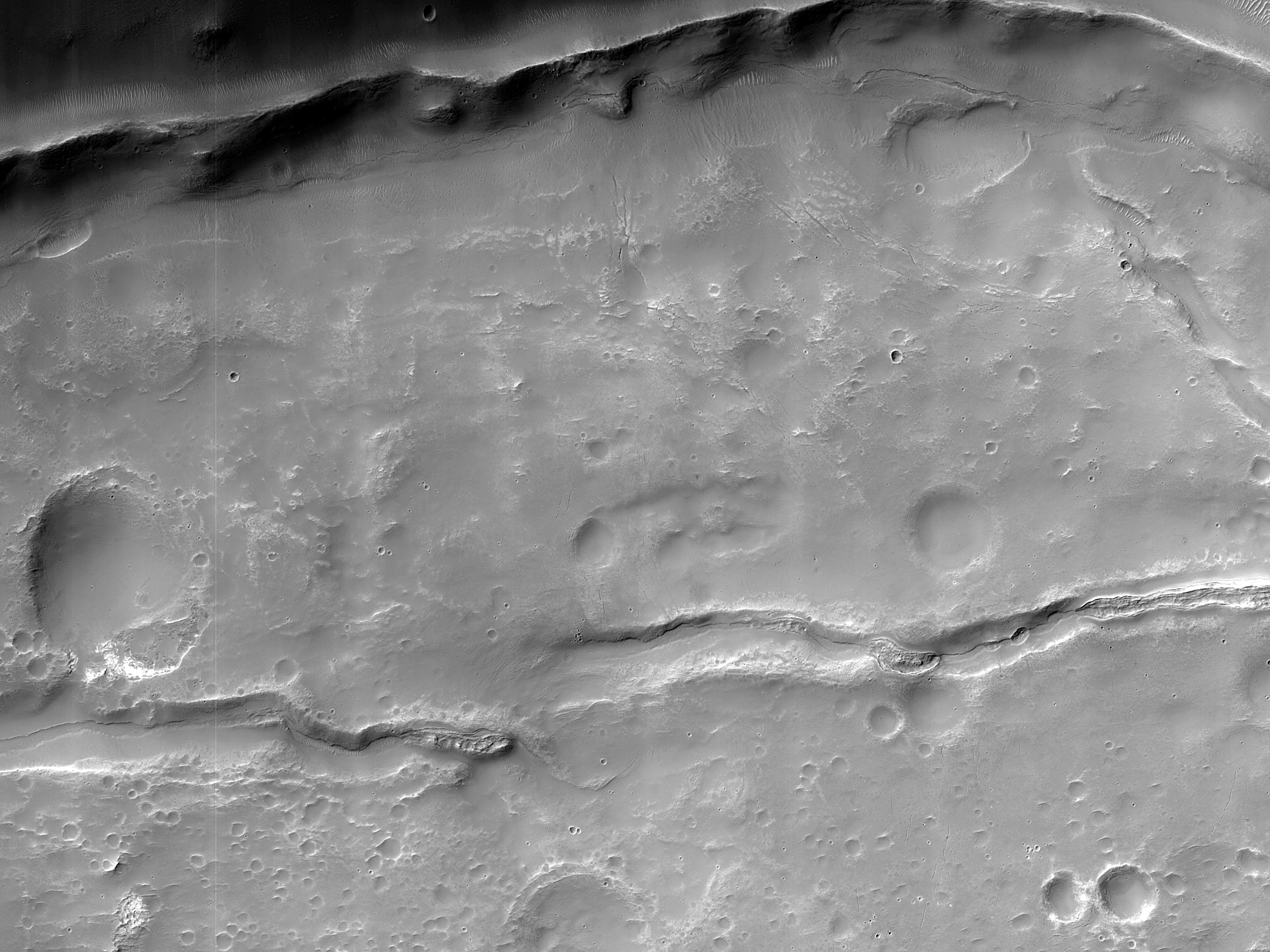 Possible Relict near-Surface Ice