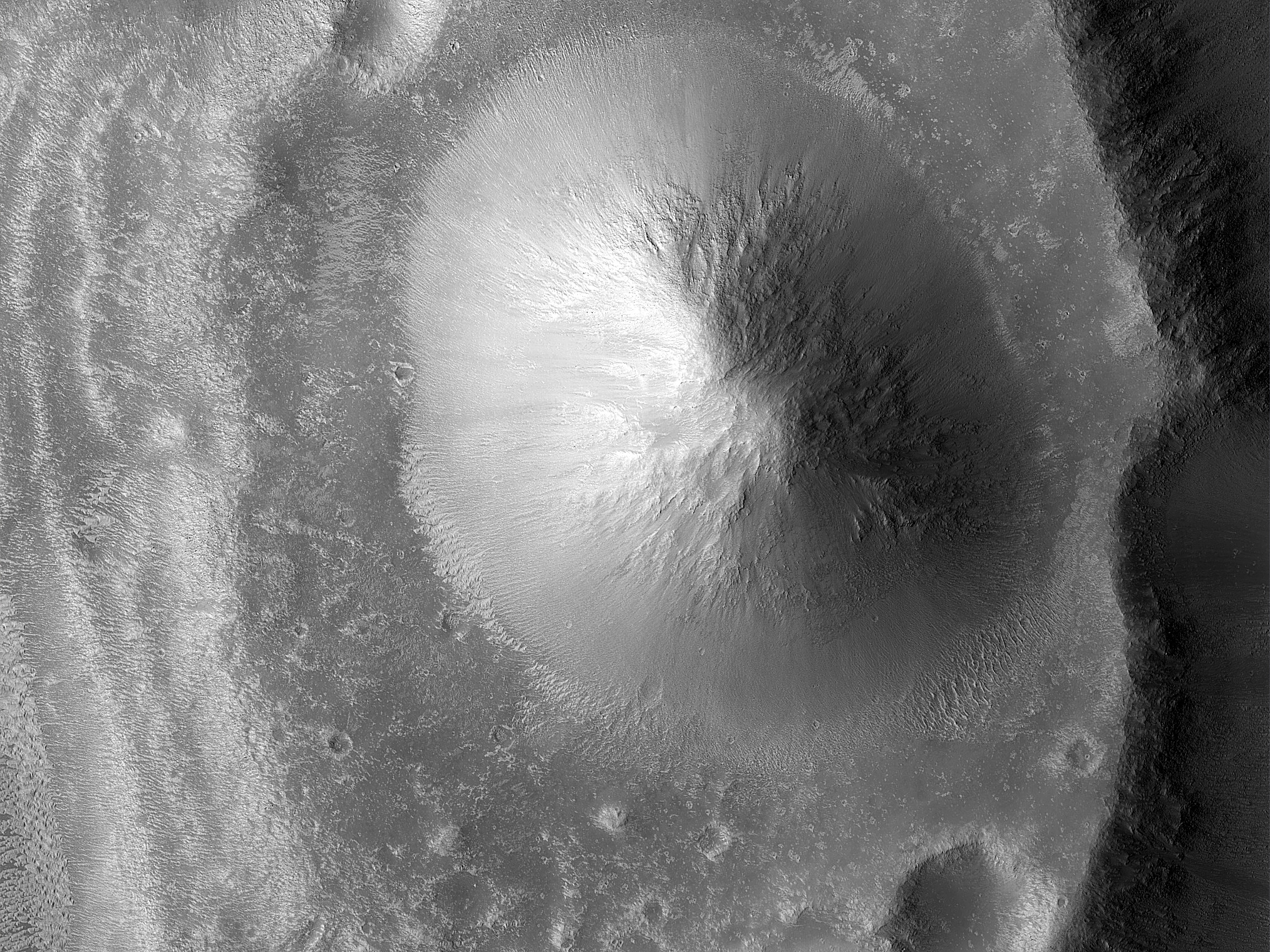 Layered Mesa in Nepenthes Mensae