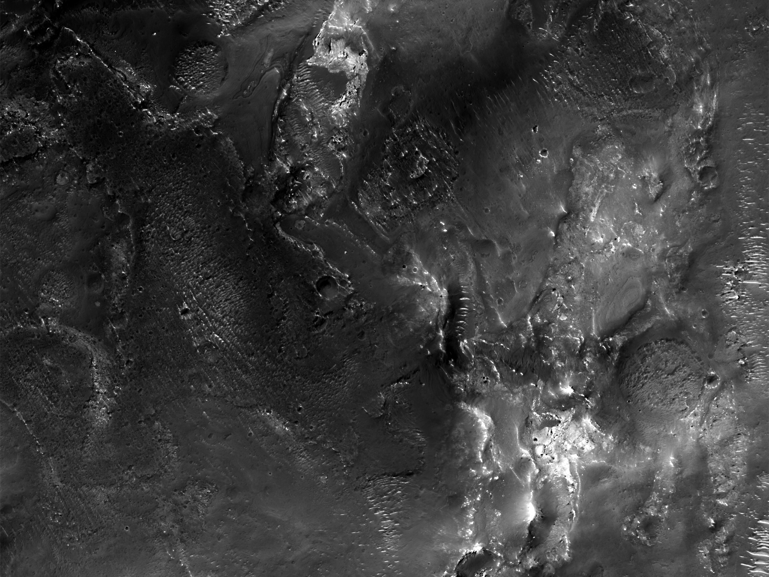 Aeolian Streaks Originating from Impact Crater in Oxia Palus Region