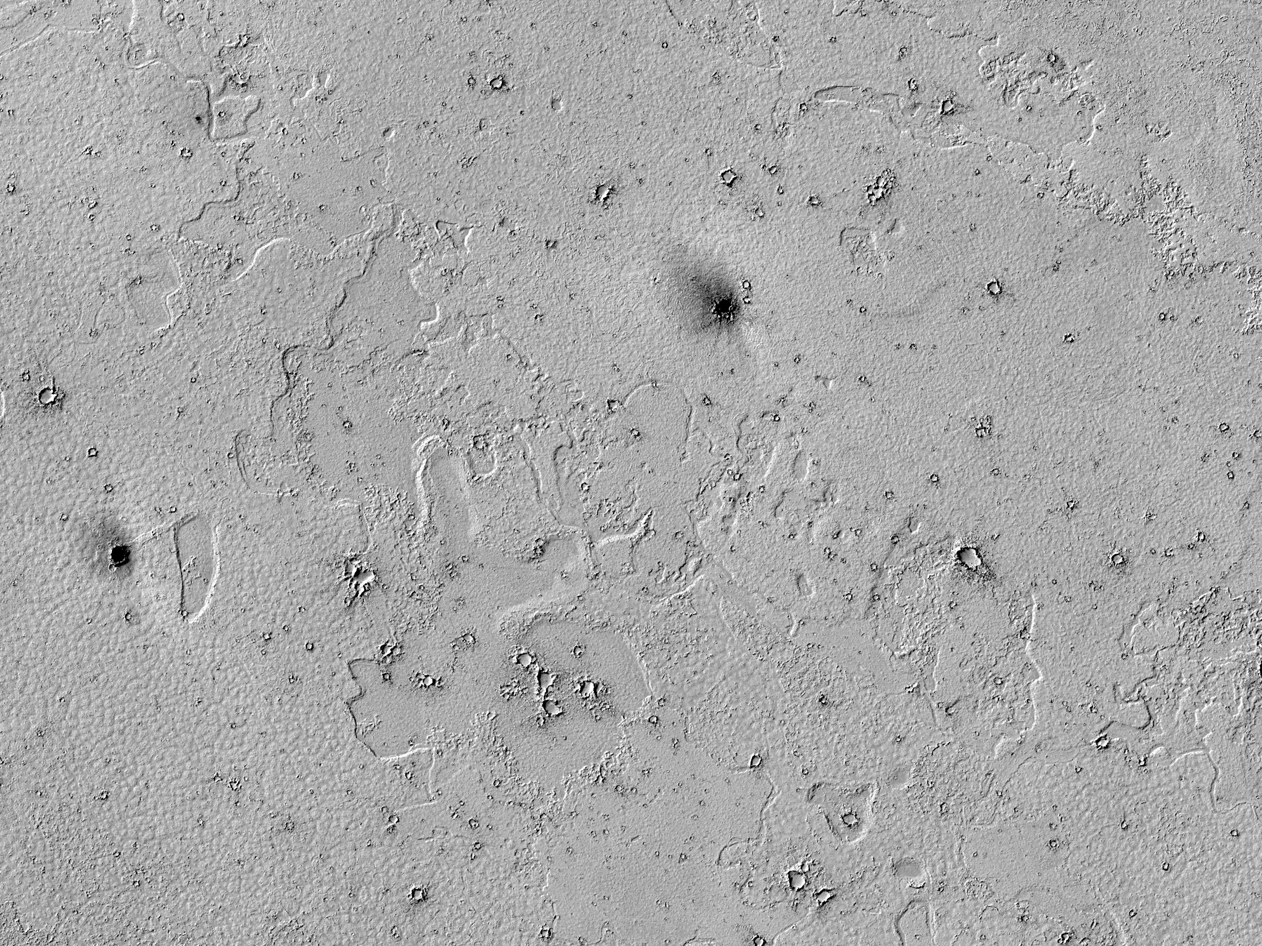 Elysium Lava Plains and Craters