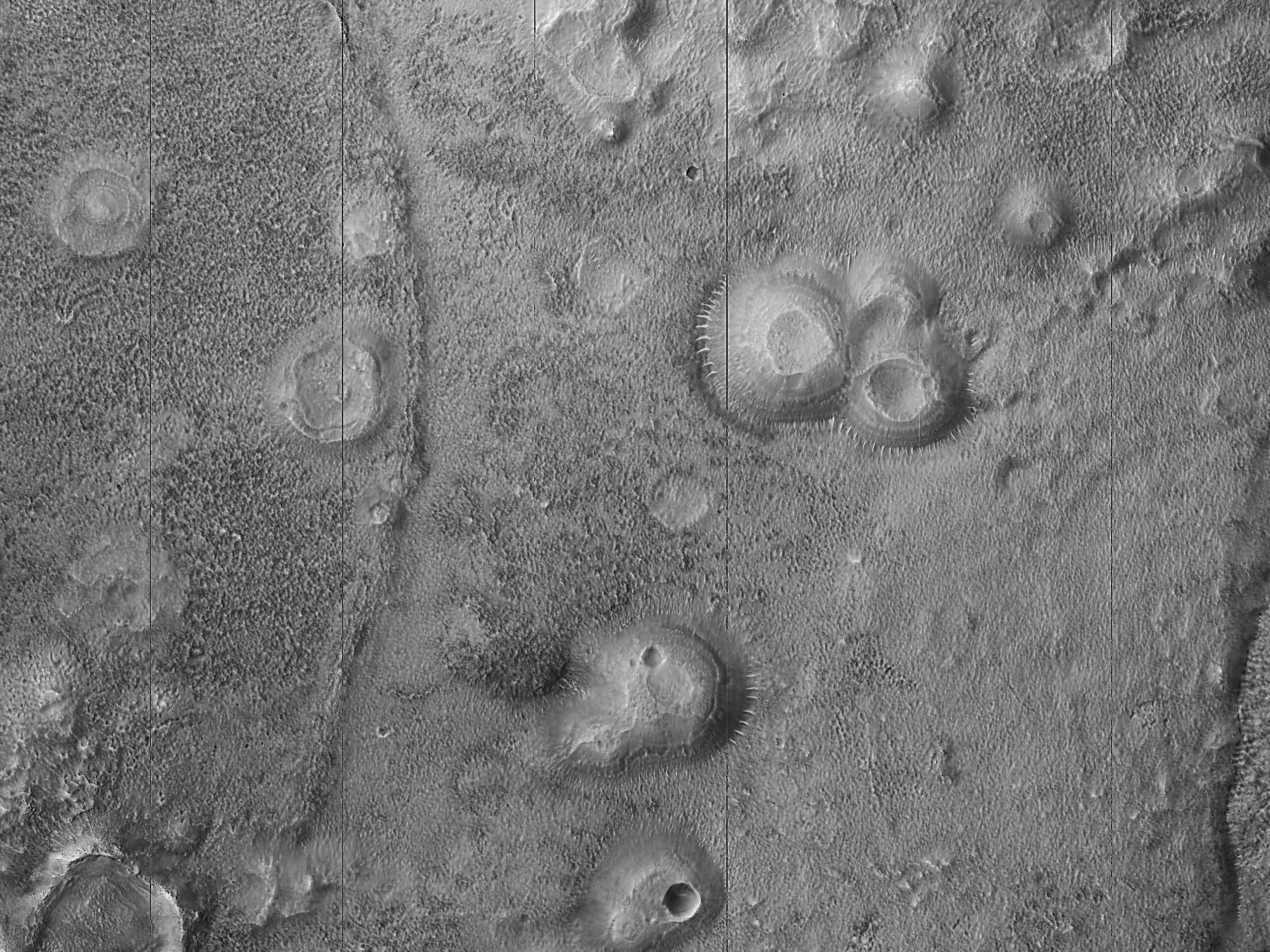 Pitted Mounds in Acidalia Planitia