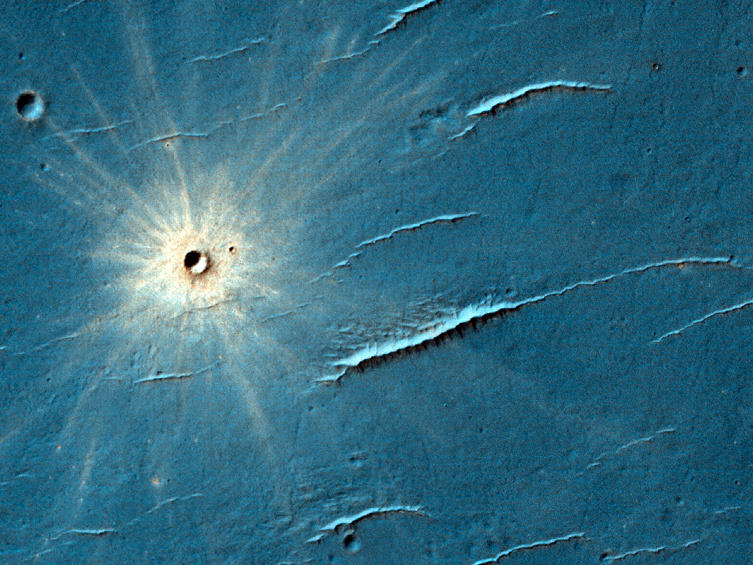 A Colorful New Crater