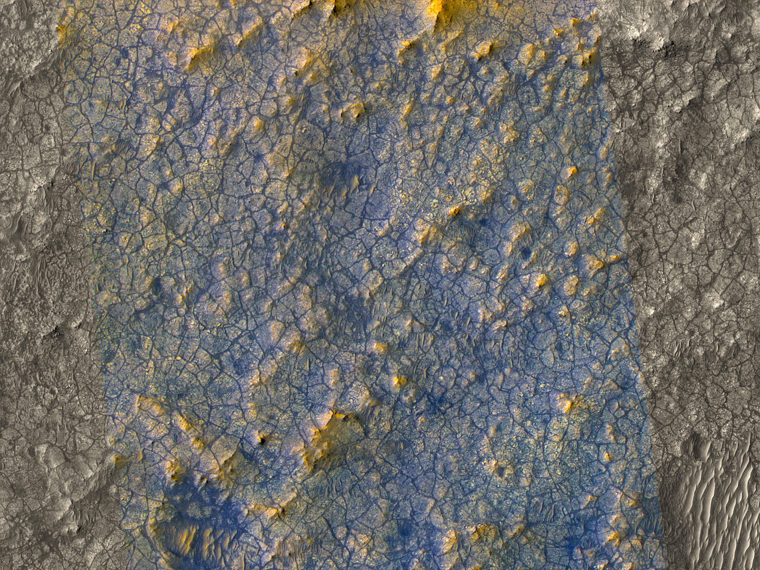 Sediments in Northeast Syrtis Major