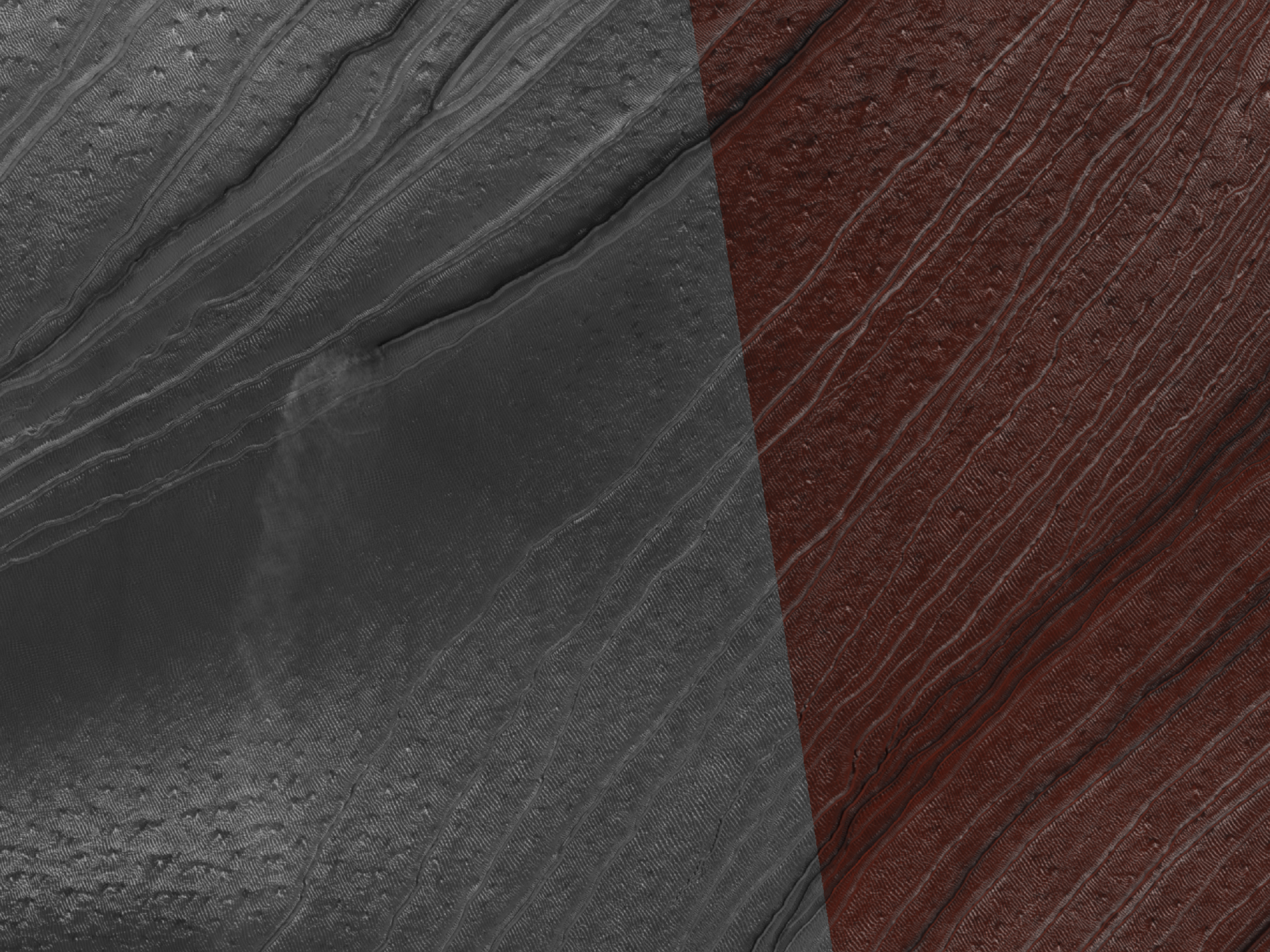 Ice Blocks Sliding Down Dunes