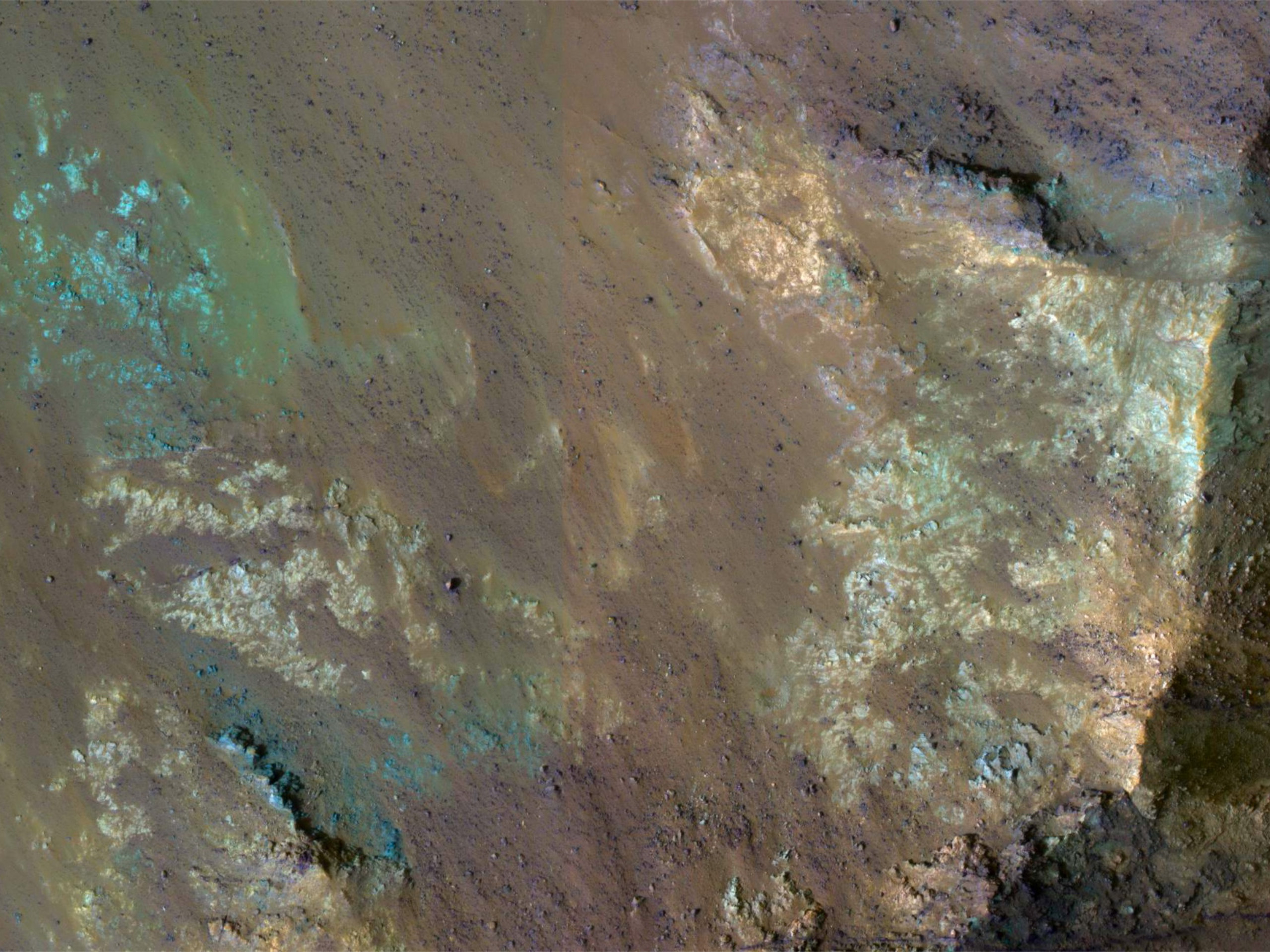 Bedrock in Valles Marineris