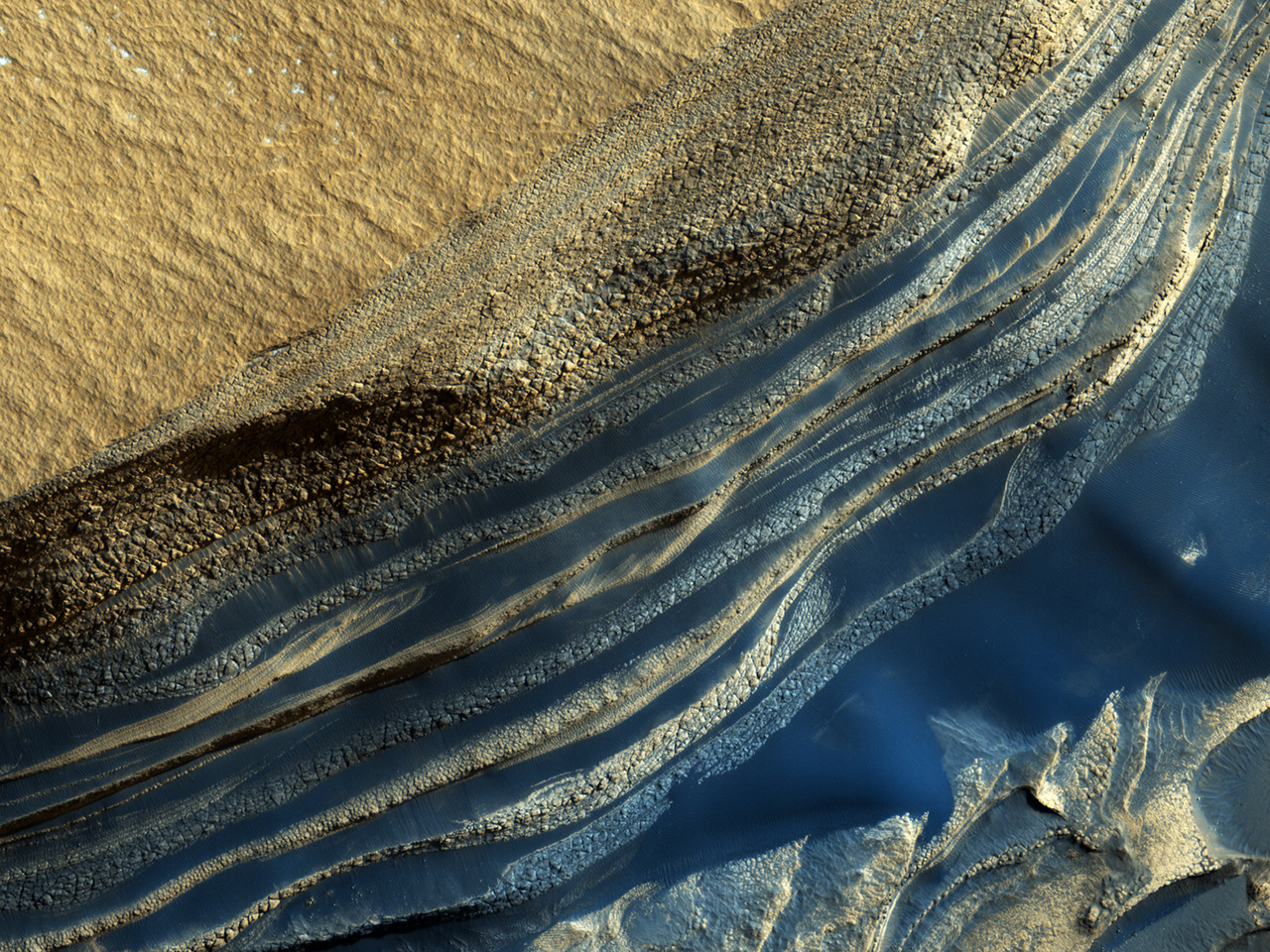 The Beauty of the North Polar Layered Deposits