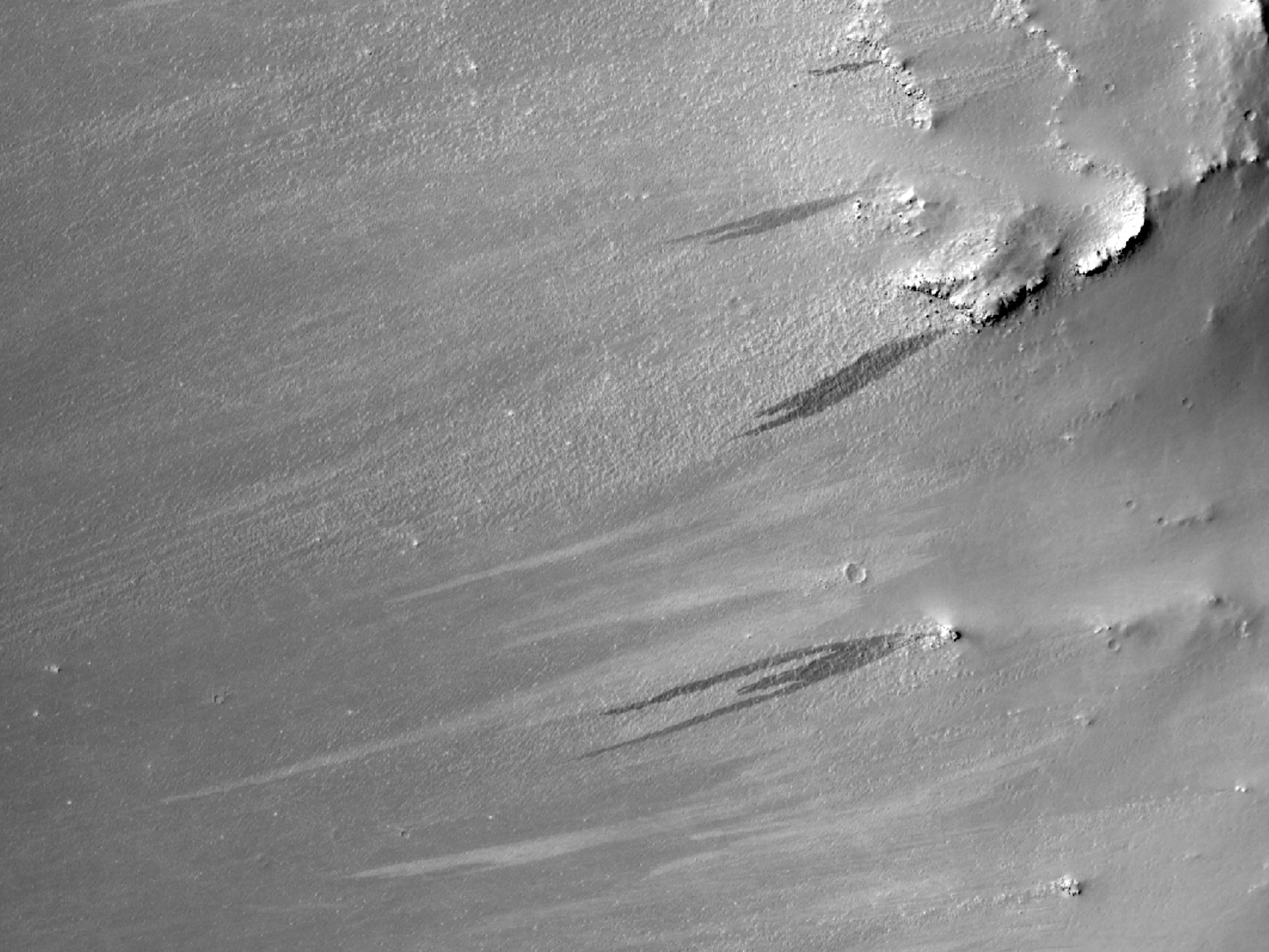 Slope Streaks in Terra Sabaea