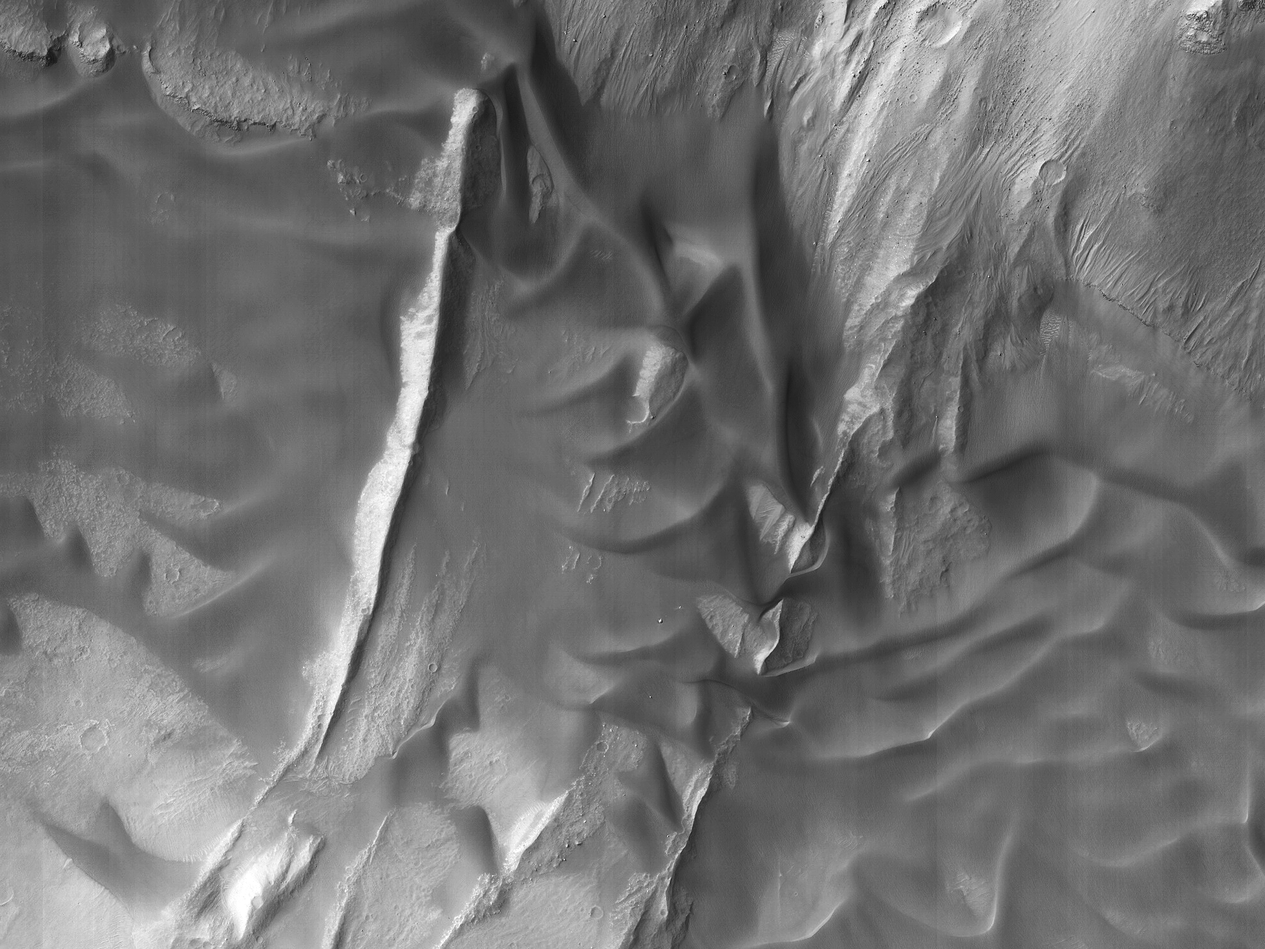 Slipping and Sliding in Coprates Chasma