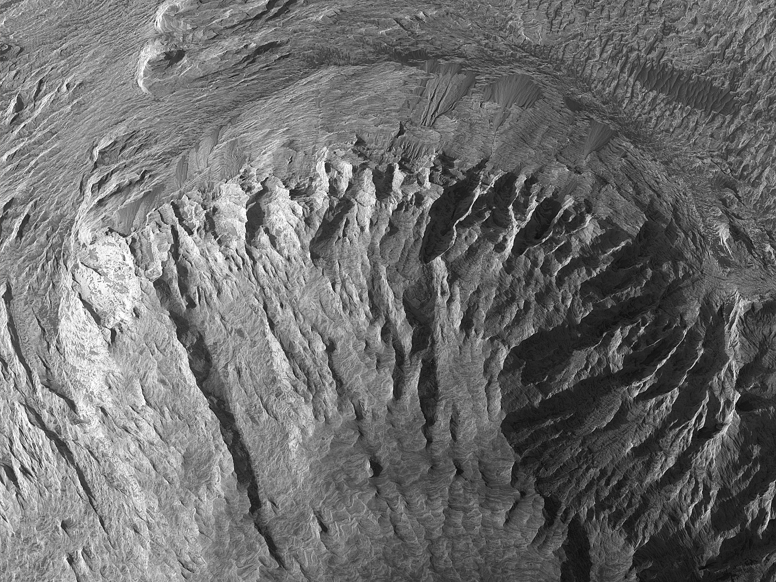 Light-Toned Material in Melas Chasma