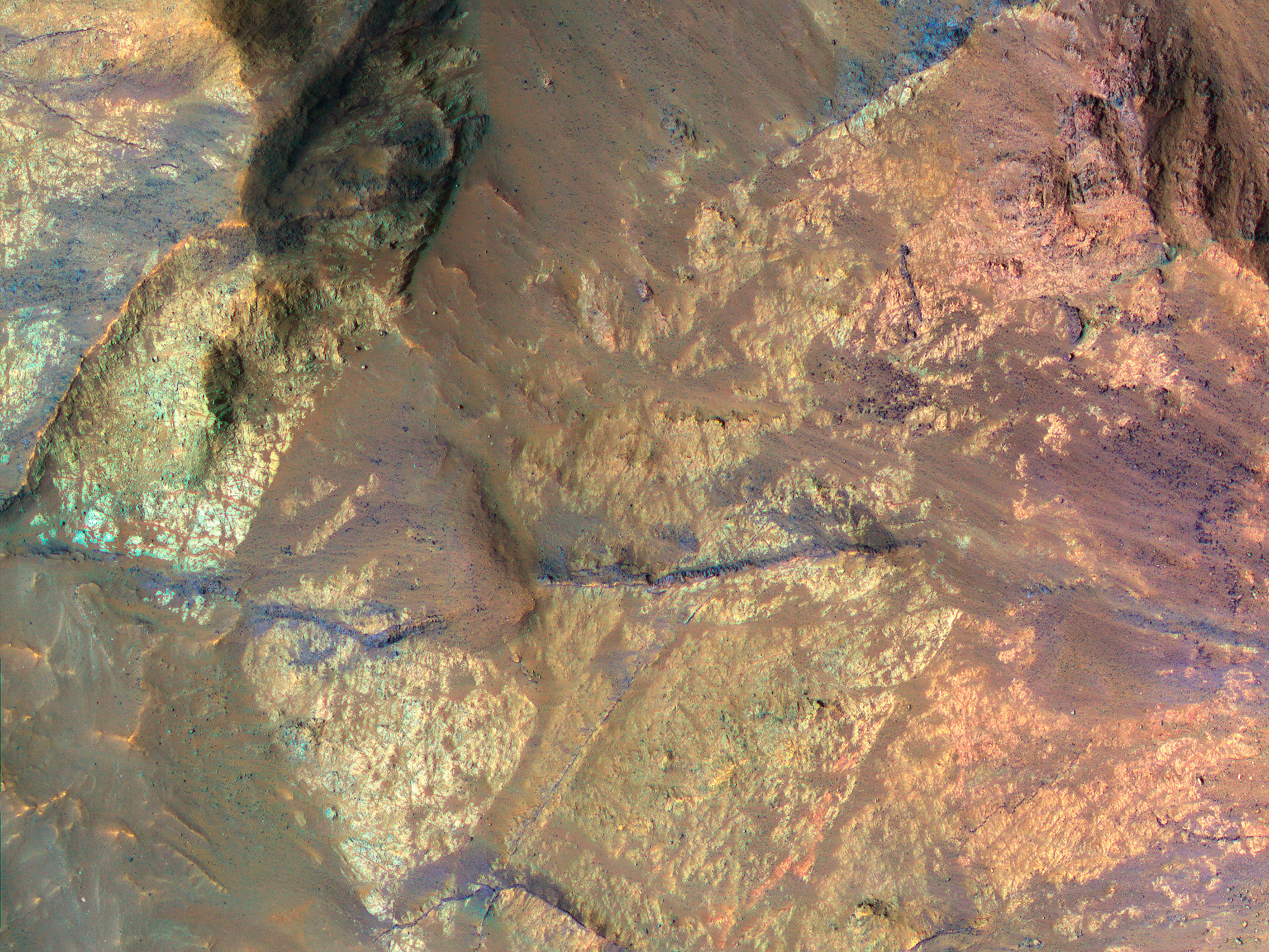 Light-Toned Materials on the Floor of Coprates Chasma