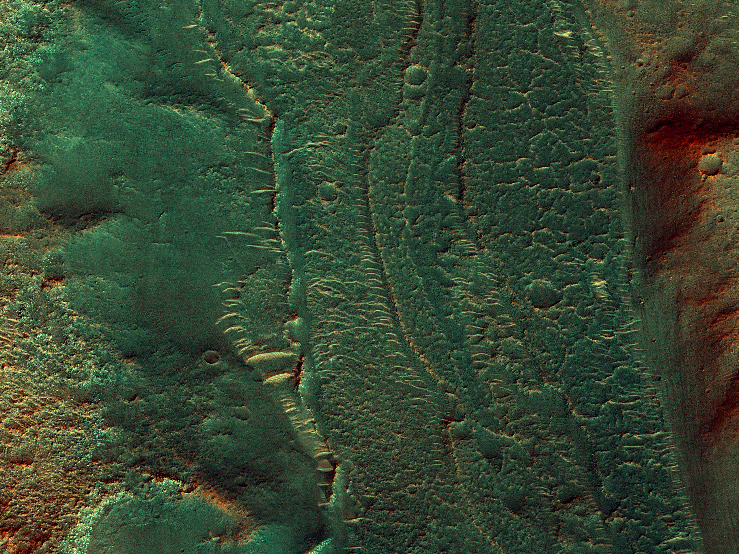 Cataracts in Kasei Valles