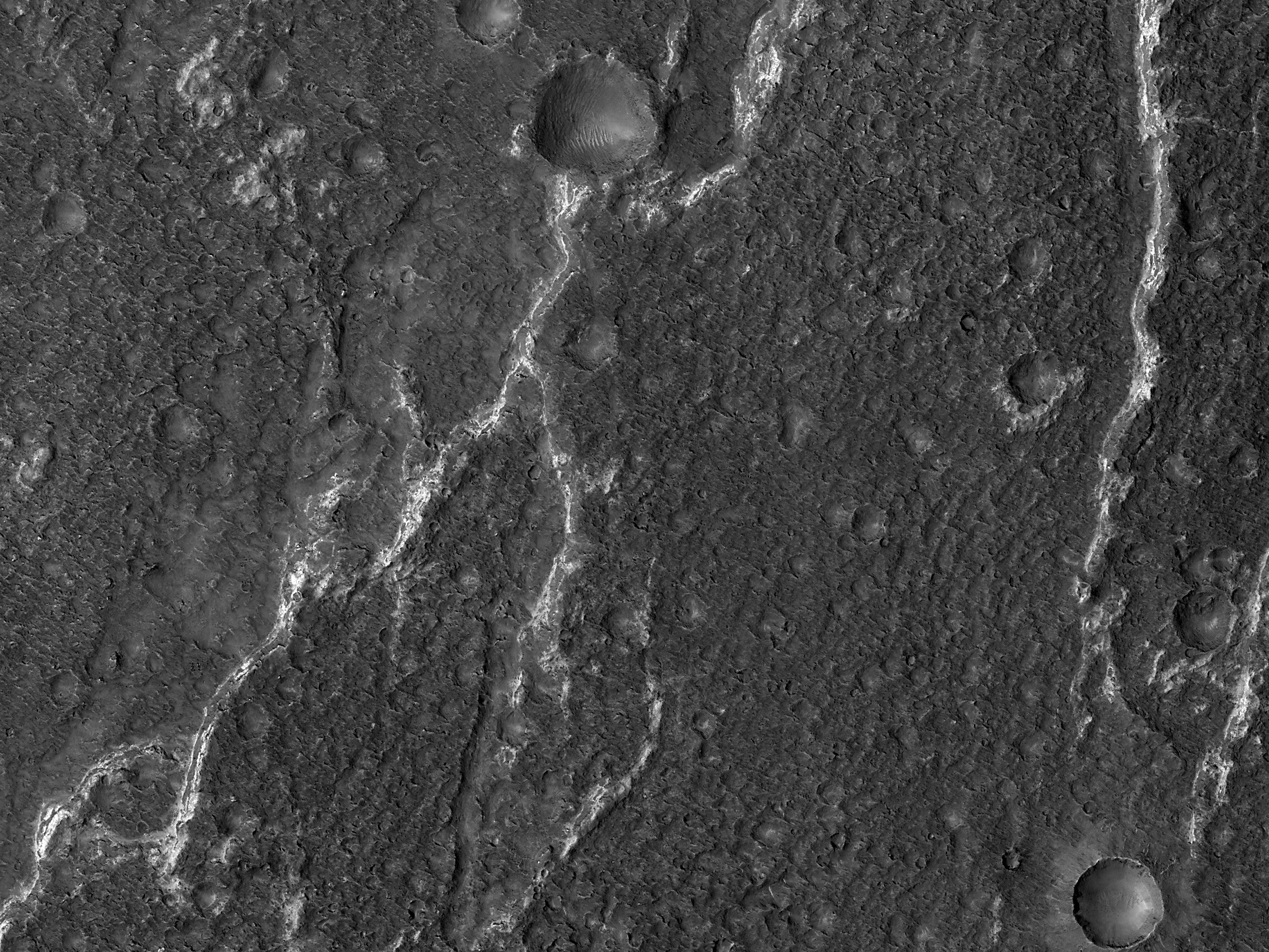 Layers in Columbus Crater