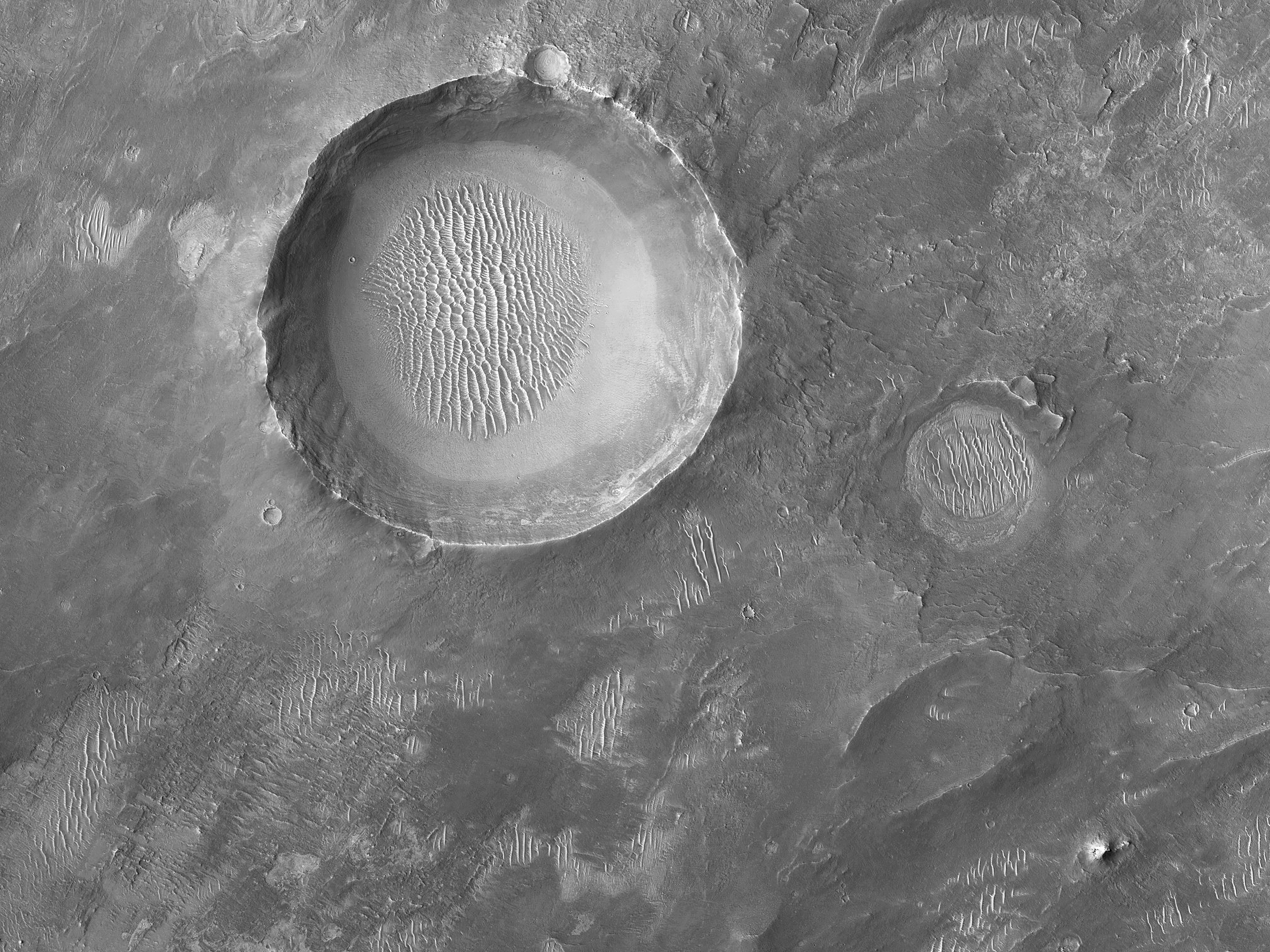 Craters within a Crater