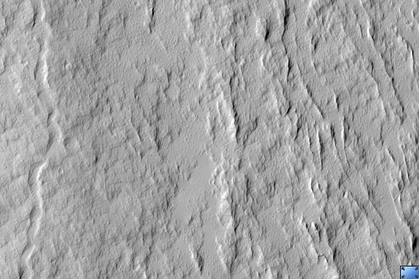 Olympus Mons Lava Channels