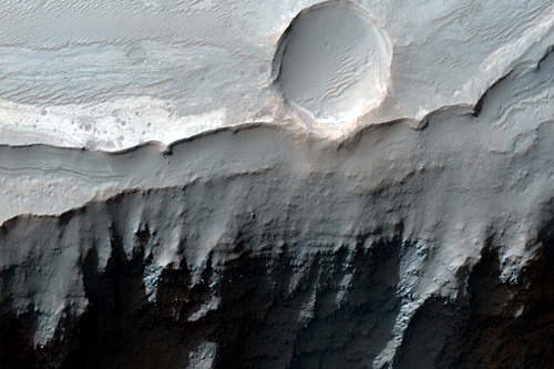 Light-Toned Material in Western Louros Valles/Sinai Planum 