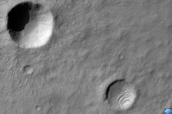 Fresh Rayed Crater in Hesperia Planitia