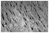 Light-Toned Outcrop within Large Crater