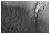 Wind Streak and Intra-Crater Dunes