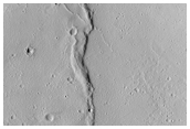 Floor of Youngest Collapse in Olympus Mons Caldera Complex
