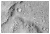 Intra-Crater Landslide Southeast of Isidis Basin