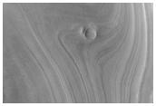 Impact Crater on North Polar Layered Deposits