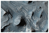 Swirls of Rock in Candor Chasma