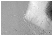 Boundary Between Platy Flows and Hills in Marte Vallis