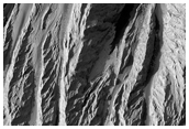 Faulting in Layered Bedrock Exposed in Candor Chasma