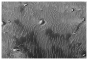 Light-Toned Fine Layered Deposits on Crater Floor