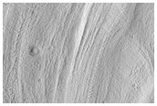 Glacial-Like Flow Patterns in Elongate Depression on Arsia Mons Flanks 