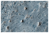 Meridiani Etched Terrain Crater 
