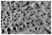 Layered Rock Outcrops in Southwest Candor Chasma, in MOC Image FHA-01278