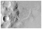 Landslides Along Shoreline in Elysium Planitia 