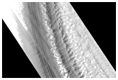 Exposure of South Polar Layered Deposits within Residual Cap 