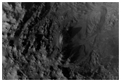 Gamboa Crater Central Uplift in Acidalia Planitia 