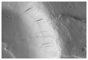 Jovis Tholus Caldera Wall 